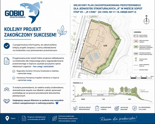 Kolejny projekt zakończony sukcesem – pozytywne opinie dla MPZP w Sopocie